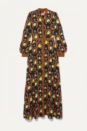 Temperley London - Rosella printed crepe maxi dress at Net A Porter