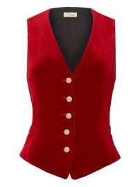 Temperley London Velvet Buttoned Waistcoat at Farfetch