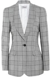 Temperley LondonandnbspandnbspMillie Prince of Wales check wool and mohair-blend blazer at Net A Porter