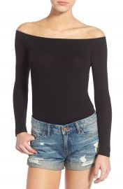 Ten Sixty Sherman Off the Shoulder Long Sleeve Bodysuit at Nordstrom