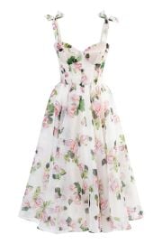 Tender floral midi tie-strap dress Milla Dresses - USA Worldwide delivery at It's Milla