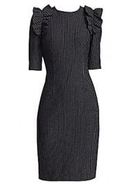 Teri Jon by Rickie Freeman - Pinstripe Sheath Dress at Saks Fifth Avenue