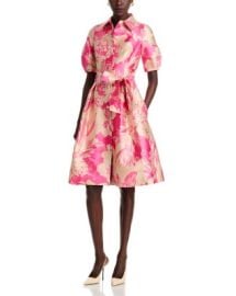 Teri Jon by Rickie Freeman Floral Embossed Dress Bloomingdales at Bloomingdales