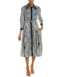 Teri Jon by Rickie Freeman Paisley Shirtdress Shop Premium Outlets at Shop Simon