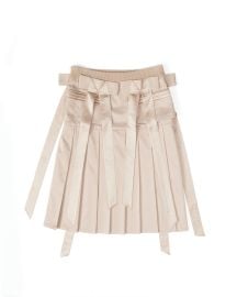 Tesselle Bowtie Pleated Skirt 8211 SCOLIOSY at Scoliosy