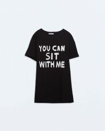 Text Tshirt at Zara