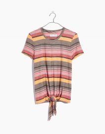 Texture & Thread Modern Tie-Front Top by Madewell at Madewell