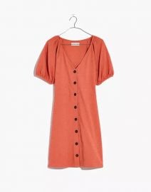 Texture & Thread Puff-Sleeve Dress at Madewell