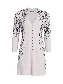 Textured Animal-Print Cardigan by Nic and Zoe at Saks Fifth Avenue