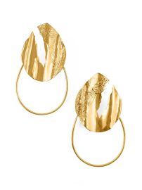 Textured Hoops - MISHO - Earrings at Misho