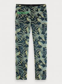 Textured Jacquard Trousers  at Scotch and Soda