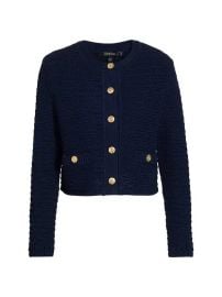Textured Knit Cotton Cardigan at Saks Fifth Avenue
