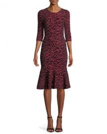 Textured Leopard Mermaid Dress by Milly at Last Call