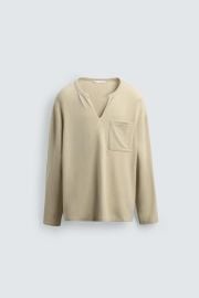 Textured Polo Shirt at Zara