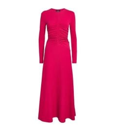 Textured Ruched Front Maxi Dress at Me + Em