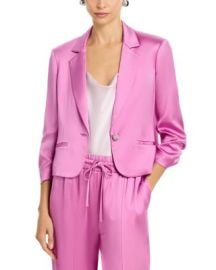 Textured Satin Jacket at Bloomingdales