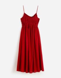 Textured V-Neck Midi Dress at Madewell