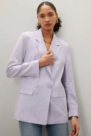 Thakoon Collective Linen Blazer at Rent the Runway