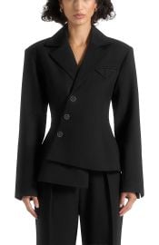 Thalia Asymmetric Tailored Double Breasted Blazer at Nordstrom