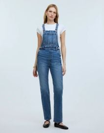 The 90s Straight Overalls in Fawnbrook Wash at Madewell