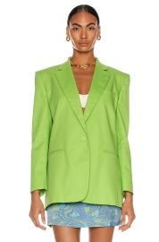 The Andamane Guia Blazer in Acid Green FWRD at FWRD