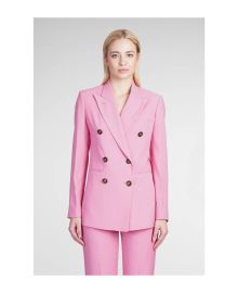 The Andamane Lavinia Blazer In Rose-pink Viscose italist ALWAYS LIKE A SALE at Italist