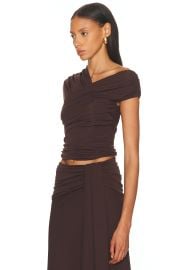 The Andamane Trixie Sleeveless Top in Dark Brown FWRD at FWRD