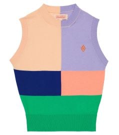 The Animals Observatory Parrot cotton sweater vest at Mytheresa