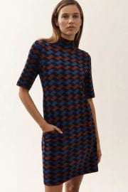 The Annalise Mock Neck Mini Sweater Dress By Maeve at Anthropologie