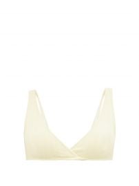 The Annie ribbed triangle bikini top at Matches