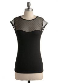 The Answer is Sheer Top at ModCloth