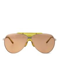 The Attico Metallic Frame Sunglasses at Farfetch
