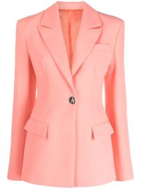 The Attico Single breasted blazer at Farfetch