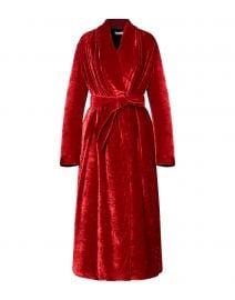 The Attico Velvet Coat at Yoox