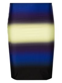 The Attico gradient-effect Swim Skirt Blue at Farfetch
