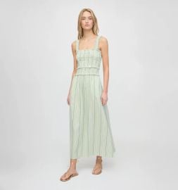 The Azalea Maxi Nap Dress - Coral Corsica Paisley at Hill House Home