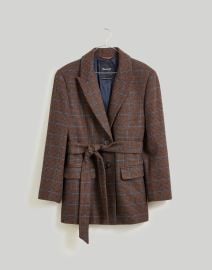 The Bedford Oversized Belted Blazer at Madewell