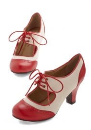 The Best of Times Heel in Red at ModCloth