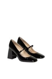 The Bianca - Black - Patent - MGemi at M. Gemi