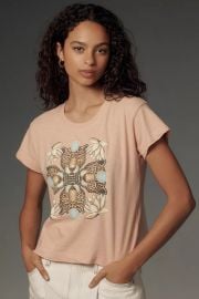 The Billy Regenerative Cotton Crew Tee By Pilcro Real Fun Wow Edition2 at Anthropologie