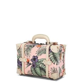The Botanist Vanity Small Vintage Style Suitcase Travel Vanity Case at Steamline Luggage