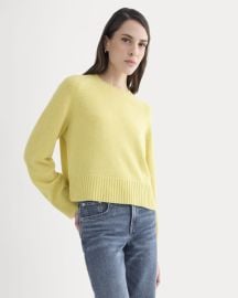 The Boxy Crew in Cashmere | Double Cream Heather at Everlane