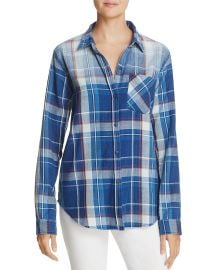 The Boyfriend Plaid Shirt by Current/Elliott at Bloomingdales