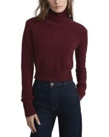 The Cashmere Fleck Turtleneck Sweater at Bloomingdales