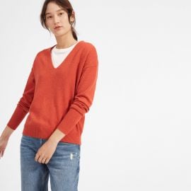 The Cashmere Oversized V-Neck by Everlane at Everlane