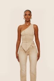 The Cindy Top in Brown Wash Mars The Label USA at Mars the Label