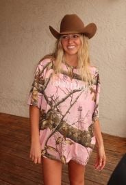 The Cowboy Pillows Pink Camo Cowboy Pillows Tee at She is Gracie Lou