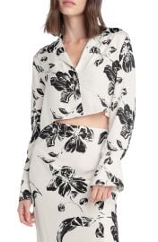The Cropped Lily Print Top at Nordstrom Rack