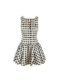 The Dhalia Dress in Black amp Cream Gingham Sophisticated Styles with a Romantic Twist Maison Amory at Maison Amory