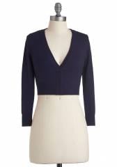 The Dream of the Crop Cardigan in Navy at ModCloth